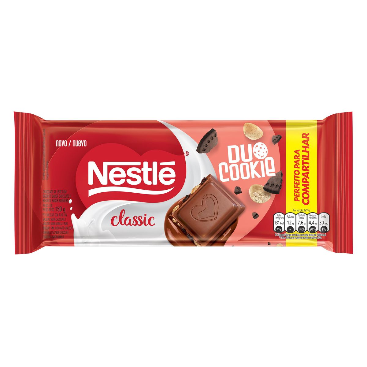 Chocolate Nestlé Classic Duo Cookie 150g image number 0