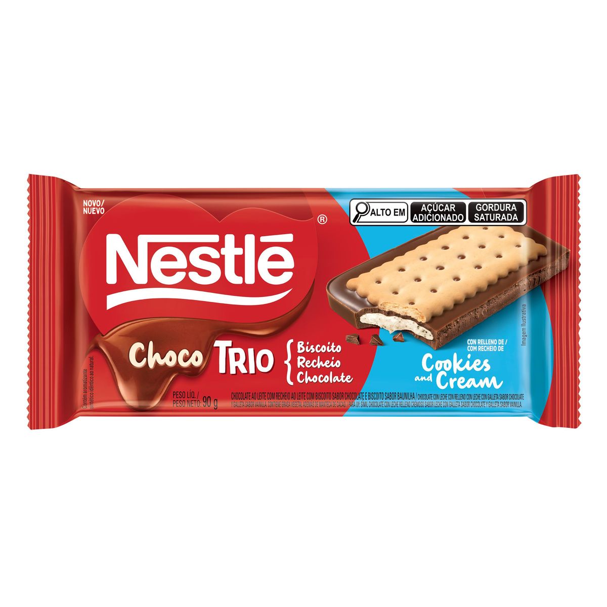 Chocotrio Nestlé Leite 90g