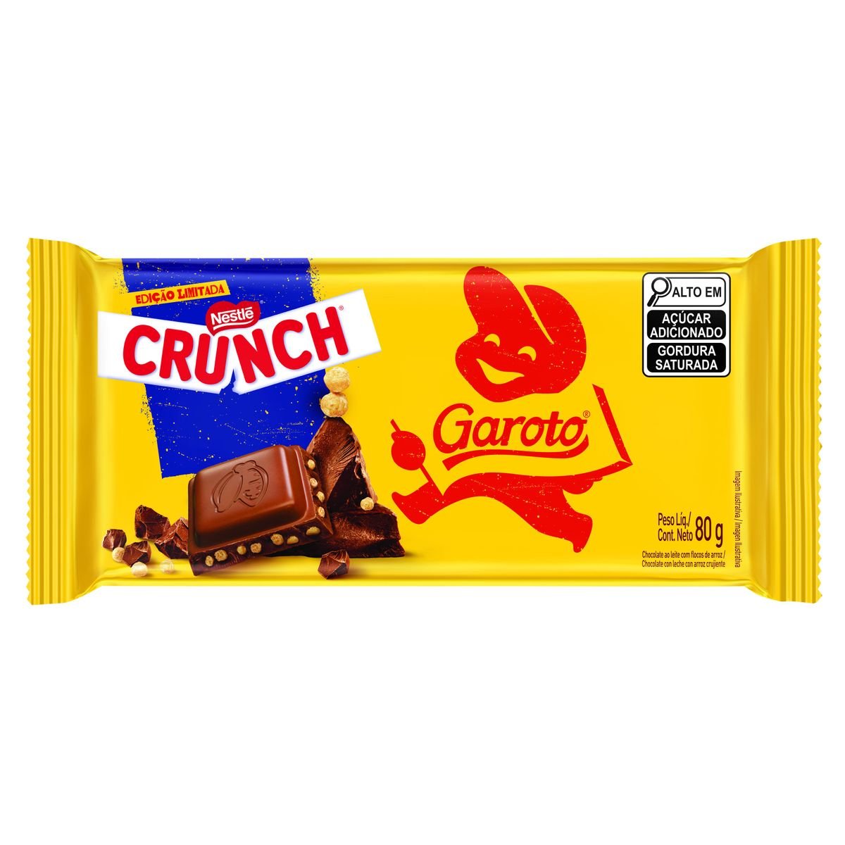 Chocolate Garoto Crunch 80g