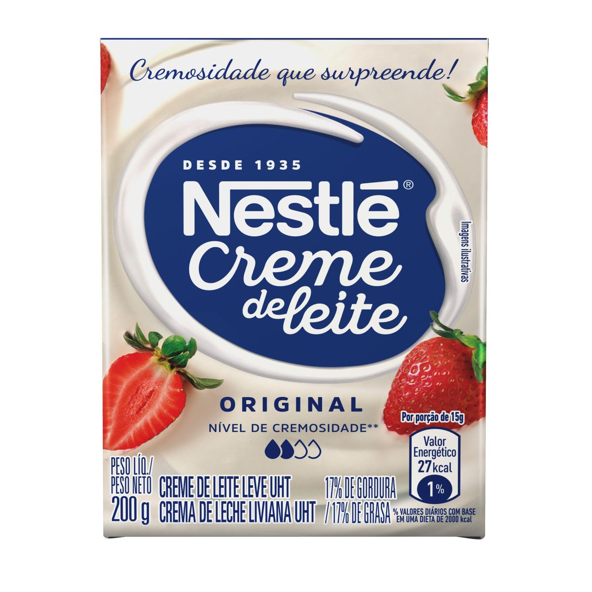Creme de Leite Nestlé Original 200g image number 0